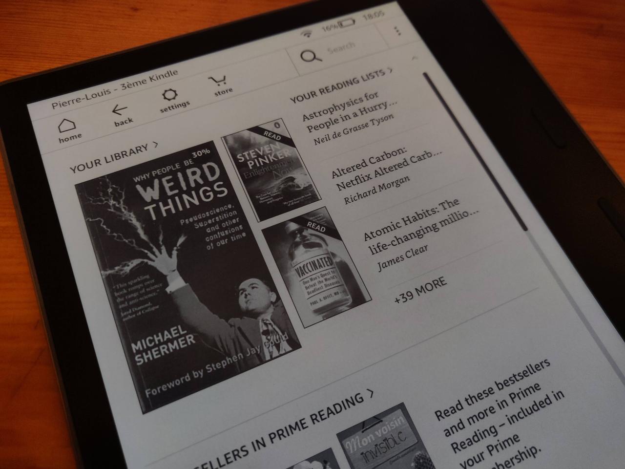 Dix ans après, la tablette Kindle n'a pas vaincu le livre papier