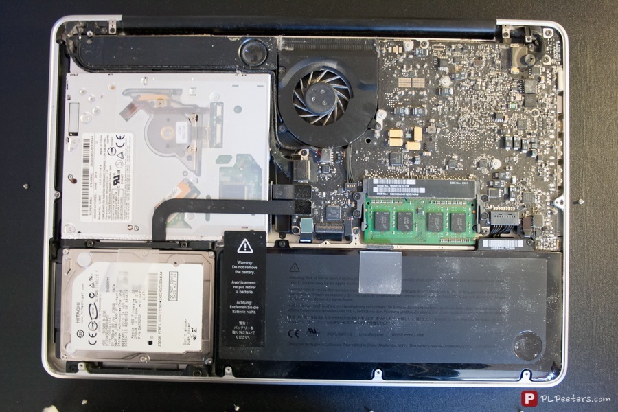 apple 2011 macbook pro changing hard drive